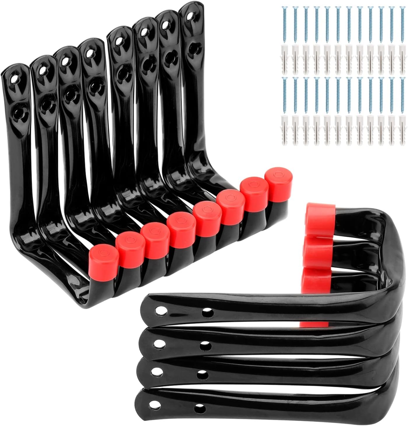 12 Pack Garage Hooks, 3.5Inch Utility Hooks, Heavy Duty Garage Storage Wall Hooks