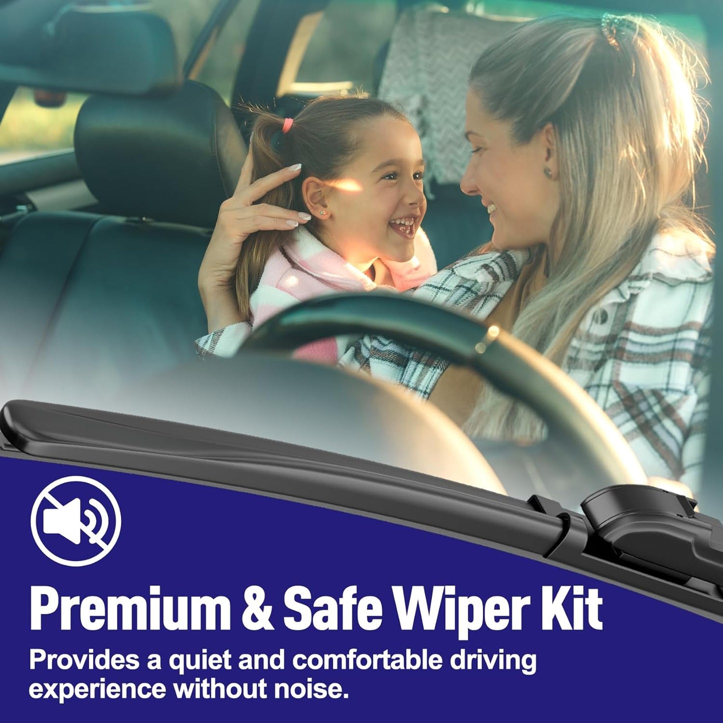 AJK Windshield Wiper Blade, OEM Quality Front Windshield Wipers for Hyundai Elantra 2017 2018 2019 2020, 26" 16" Window Blades (Set of 2)