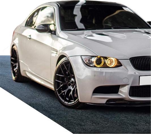 Large Garage Floor Mat, 2 Rolls (7.4’ x 8.4’ Each), Heavy Duty Waterproof Protector, Non-Slip Rubber Backing for Cars, Vehicles, Basements, and Home Gym