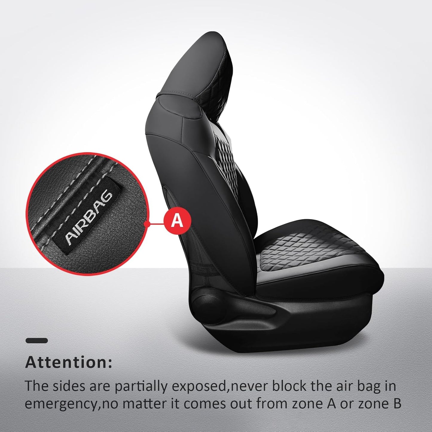 MIROZO Rav4 Seat Covers Full Set,Waterproof Car Seat Covers Faux Leather Seat Covers Compatible with 2019-2025 Toyota RAV4 Hybrid LE XLE Limited Automotive Seat Cover Car Accessories