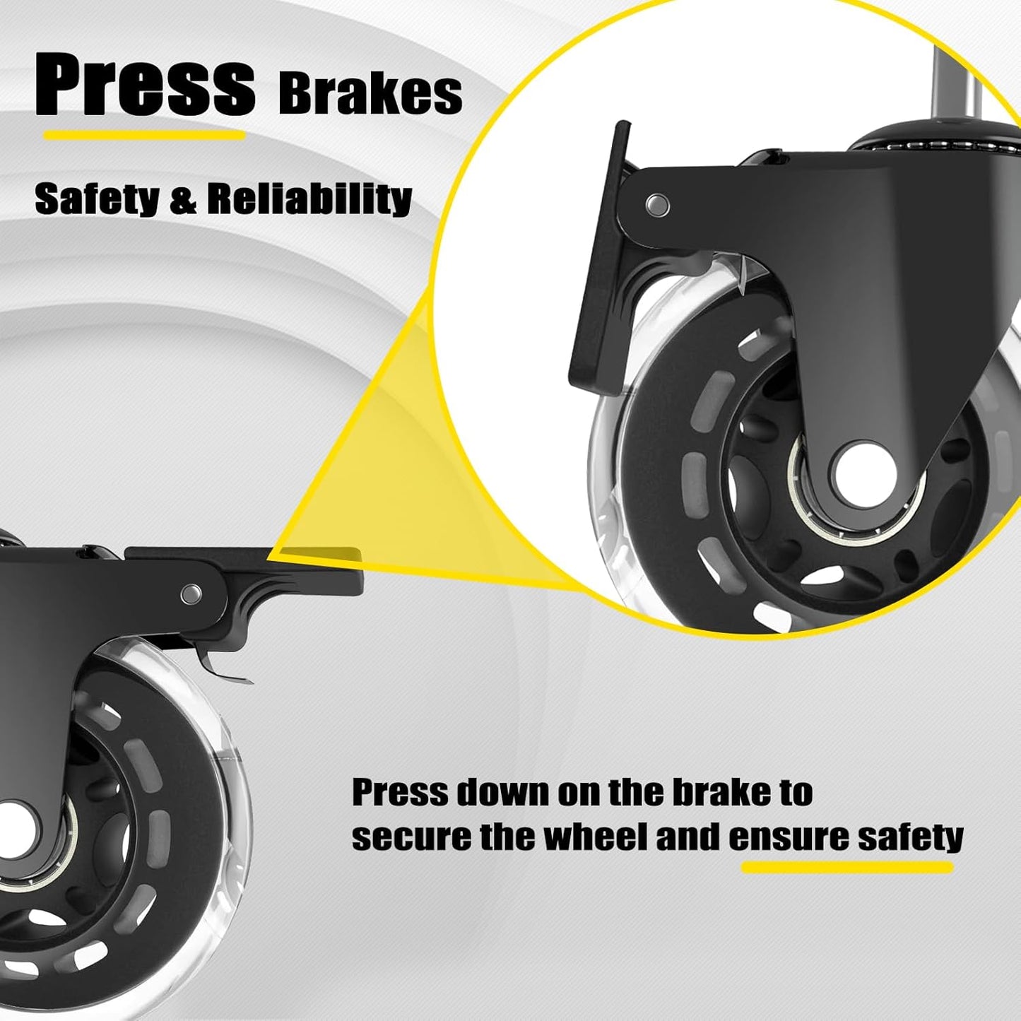 Rolling Shop Stool with Wheels, Garage Work Mechanic Stool with Backrest, Roller Mechanic Chair, Adjustable Height, 360° Swivel, Tool Tray Storage, 330 LBS Capacity, Heavy Duty, Black