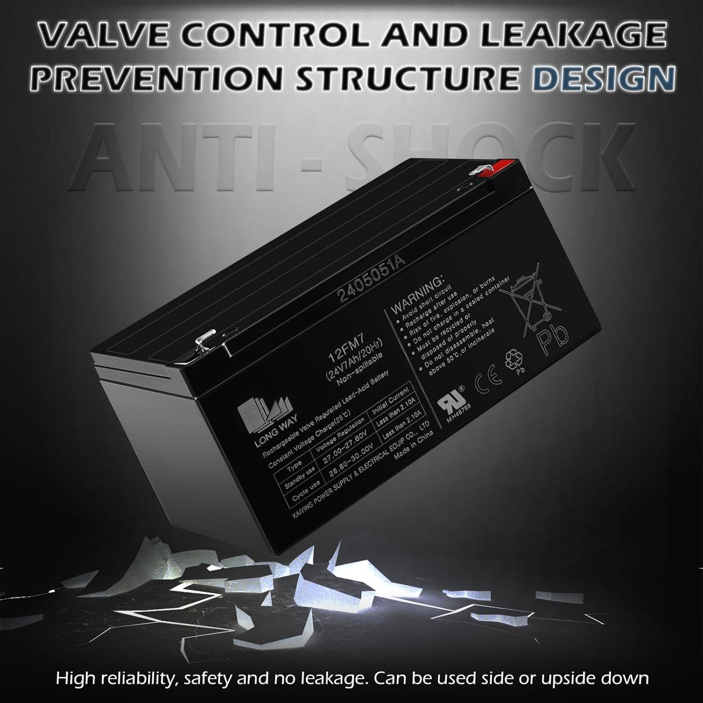 OTTARO 24V 7AH Battery for 24 Volt Ride on Cars Toys