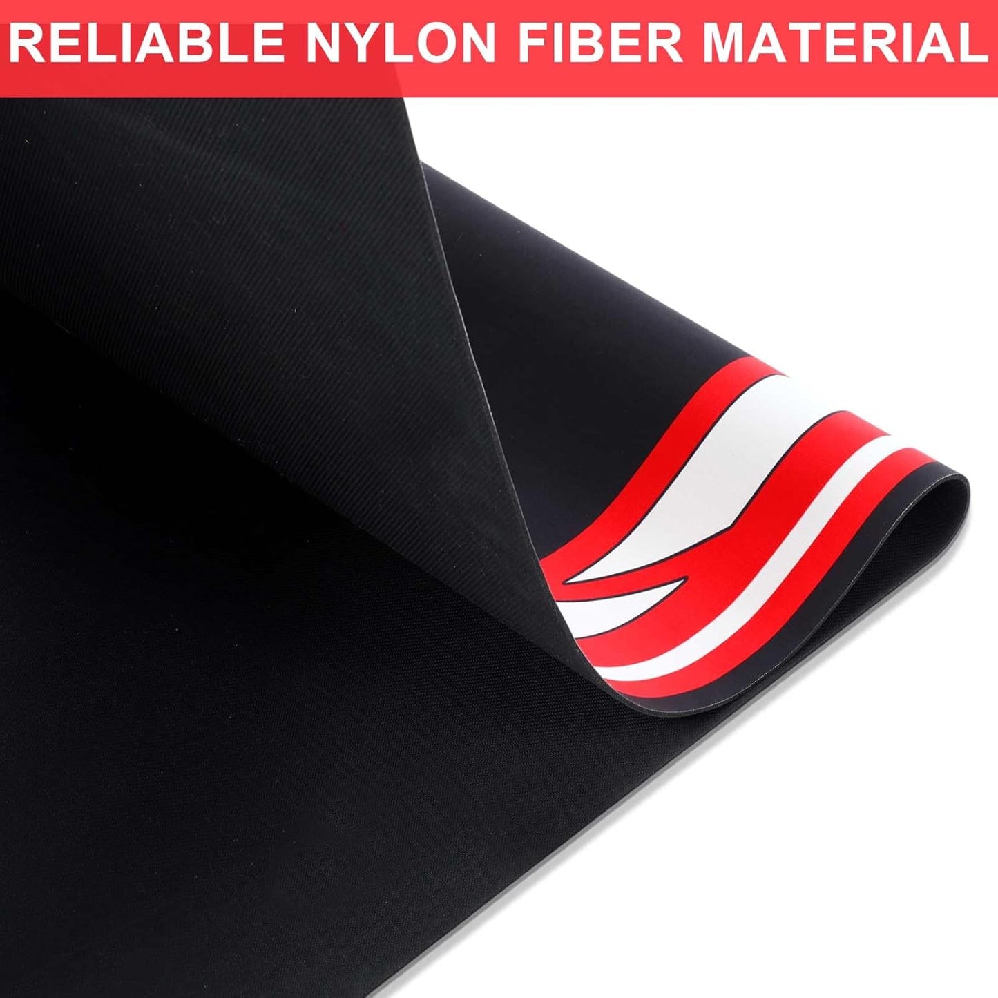 Motorcycle Mat 78 x 31 Inch Garage Floor Rug Washable Parking Mats for Garage Floors Non Slip Oil Absorbent Pad Rubber Backing Layer Protects Floor from Spills Drips Stains(Bright Style)