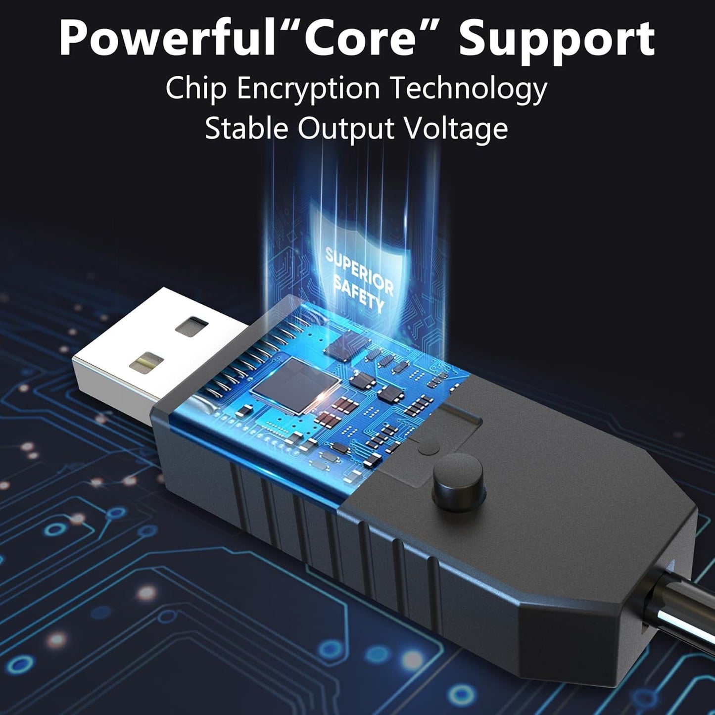 Radar Detector Cable, USB to RJ11 Plug Power Cord with Mute Function,Replacement Power Cable,for Escort Smart MAX 360 Passport Cobra 360 Unide R1/3/4/DFR8/9 Radenso XP etc Radar Detector.