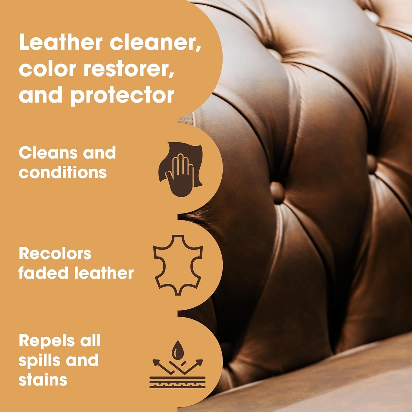 Furniture Clinic Leather Complete Restoration Kit | with Leather Recoloring Balm, Cleaner, 2-in-1 Protection Cream & Conditioner, Sponge, and Cloth | Repair Kit for Furniture (Pine Green)