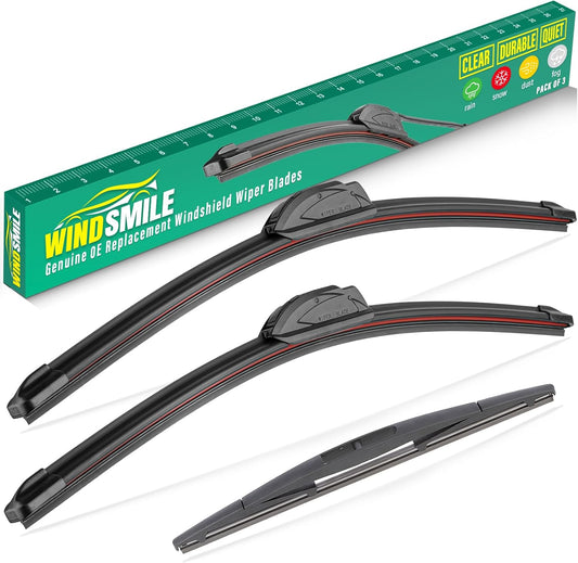 26" 17" 14" Windshield Wiper Blades Replacement for Subaru Forester 2012 2013 2014 2015 2016 2017 2018 Premium All Weather Front Rear Wipers Set - OEM Quality (Pack of 3)