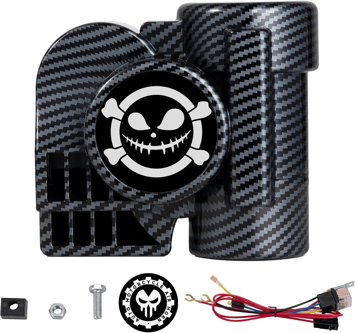 Air Horns - 150DB Super Loud horn kit for Car, Motorcycle, Truck, Boat, & Pickup - 12V Train horn with Horn Cover,Compatible with motorbike