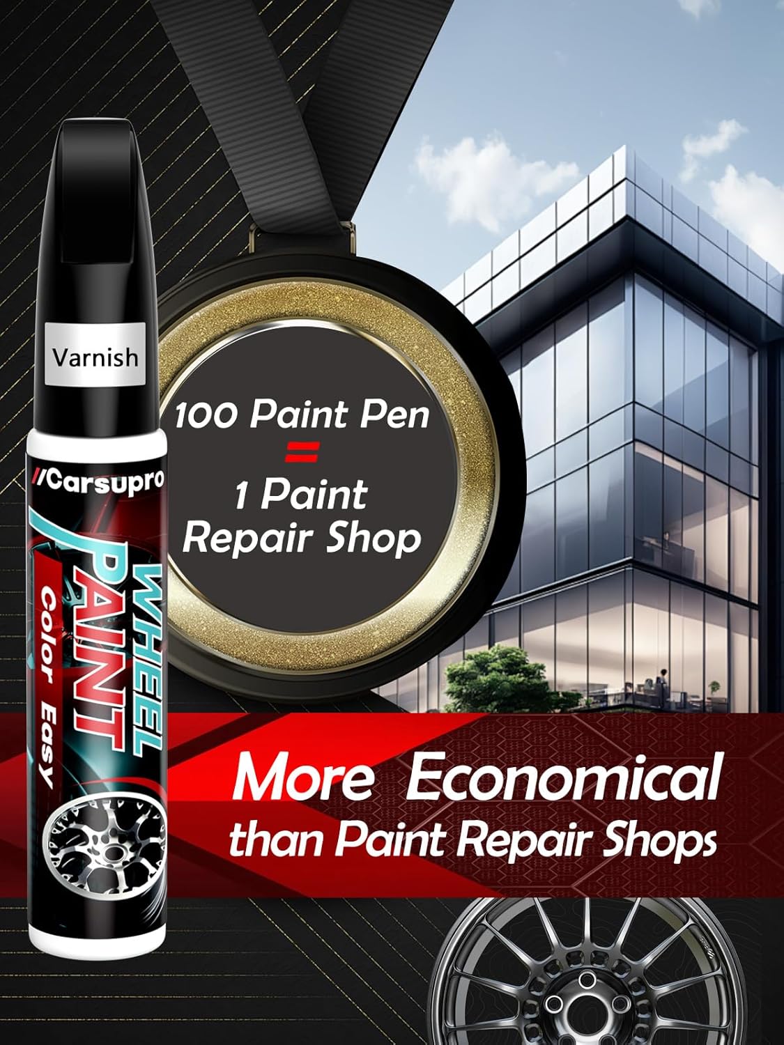 Silver wheel Touch Up Paint Wheel Scratch Repair Pen Car Rim Paint Pen Quick And Easy Fix Rim Scratches,Rim Paint For Car Wheel Repair