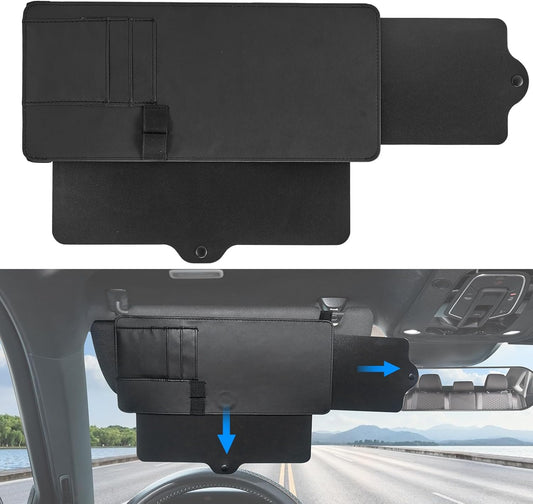 JOYTUTUS Car Sun Visor Extender, Sun Visor for Car Protects from Anti-Glare, UV Rays, Universal Fit, Practical