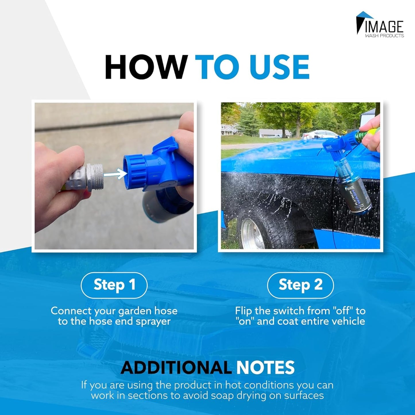 Image Wash Products - 16oz Platinum Wash Car Soap – Car Wash Foam Soap for Foam Cannon & Pressure Washer | High Gloss RV/Truck Wash Soap | Bubble Gum Scent, Detailer Grade Car Soap