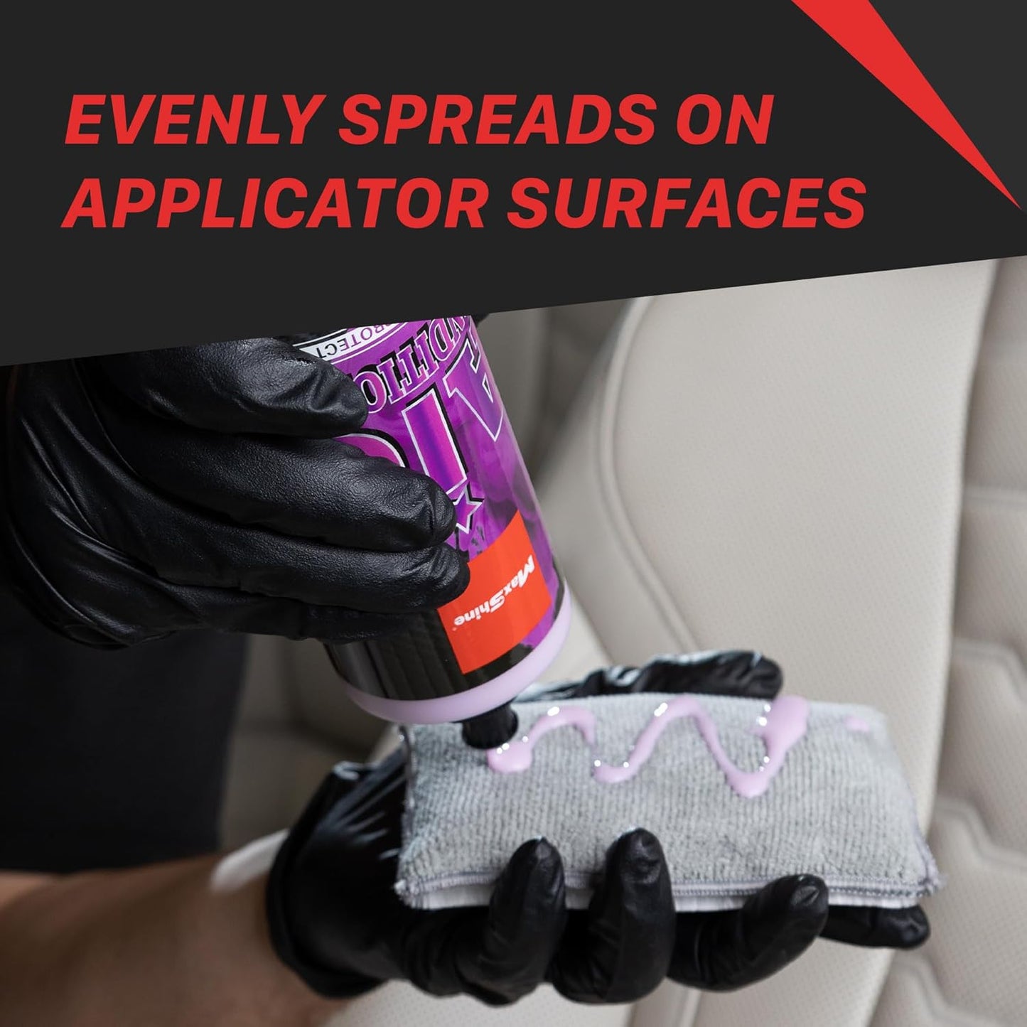 Maxshine 16oz All-in-One Premium Leather Conditioner & Cleaner – Detailing Solution for Car Seats, Sofas, Chairs & More – Safe for Leather, Vinyl & Plastic Surfaces