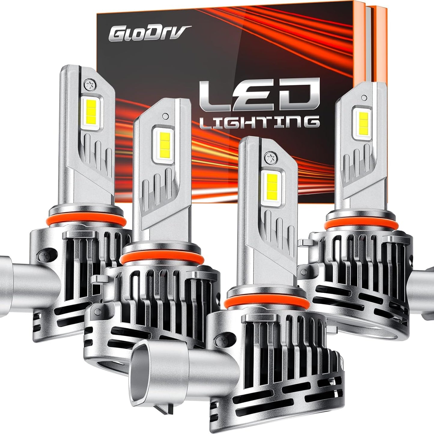 [2025 Upgrade] 90 05 90 06 Led Bulb Combo, [900% Brightest] 50000lm Brightness Fog Lights Bulbs Real 1:1 Mini Size Design, 6000k Cool White，Pack of 4