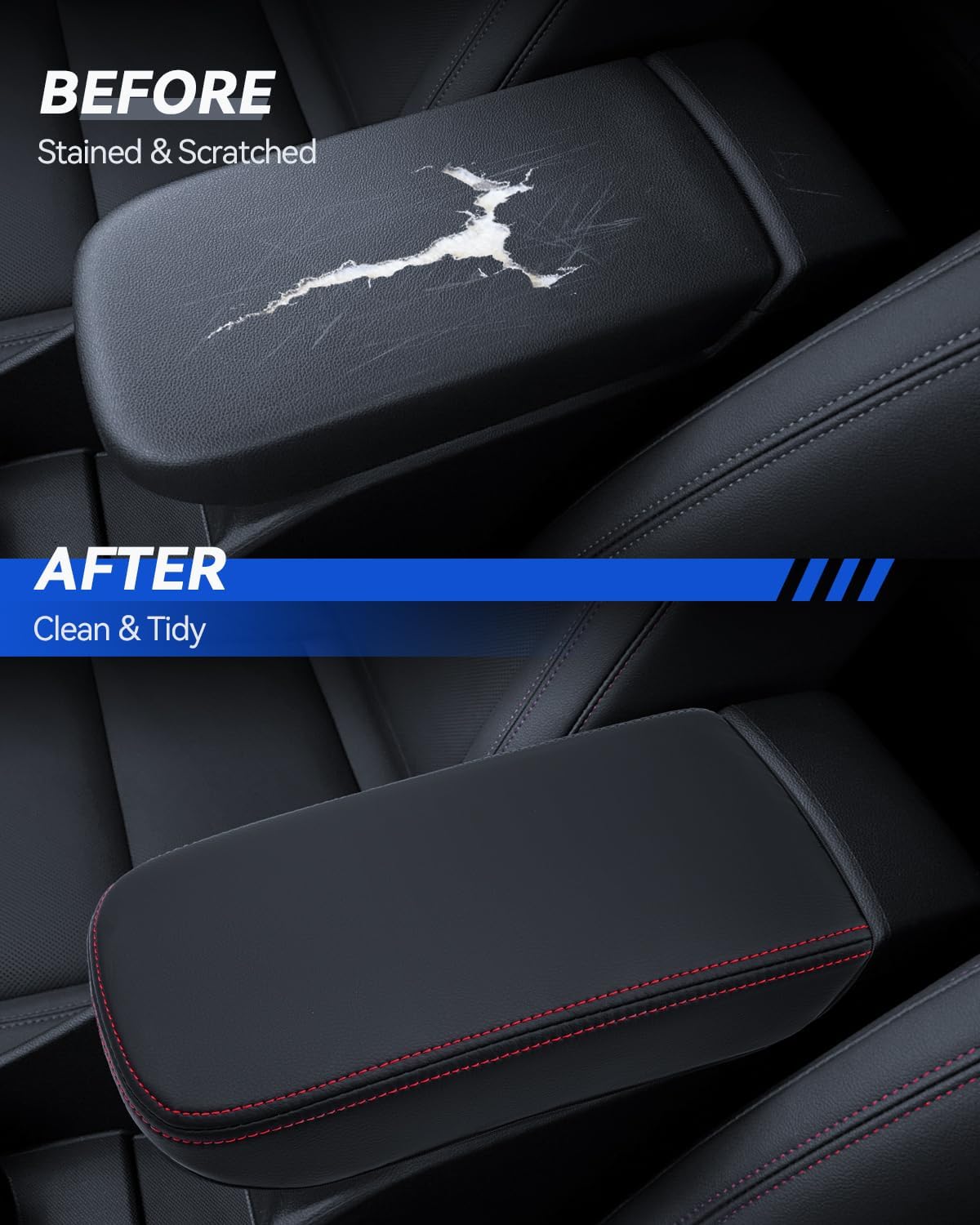 Armrest Cover for 2024 2025 Chevy Trax (LS, 1RS, LT, 2RS, ACTIV) Accessories Center Console Middle Lid Pad Protector for Car Elbow Rest