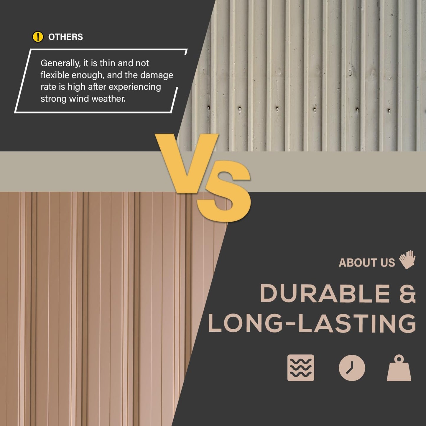 AECOJOY 12' x 10' Outdoor Storage Shed, Large 10x12 Metal Sheds & Outdoor Storage Clearance Steel Yard Shed with Lockable Doors, Utility and Tool Storage Garden Shed for Backyard, Patio, Outside use