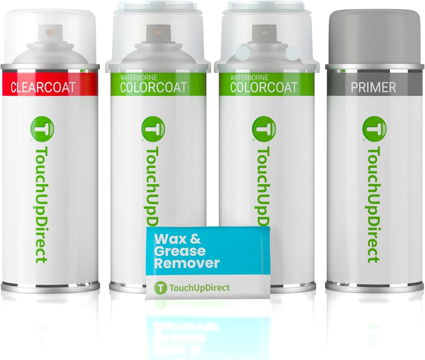 TouchUpDirect 089 Wind Chill Pearl Compatible with Toyota Exact Match Touch Up Paint Aerosol - Preferred Kit