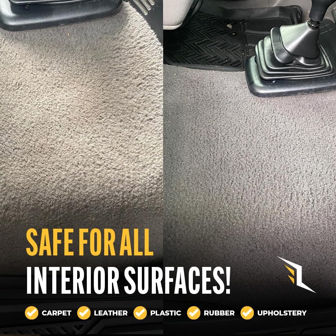 Legendary Interior Cleaner 16oz (2Pack) - All Purpose Interior Detailer & Carpet Cleaner for Cars - Safe on Leather, Plastic, Vinyl, Upholstery & Dashboard - UV Protectant - Tough on Stains & Dirt