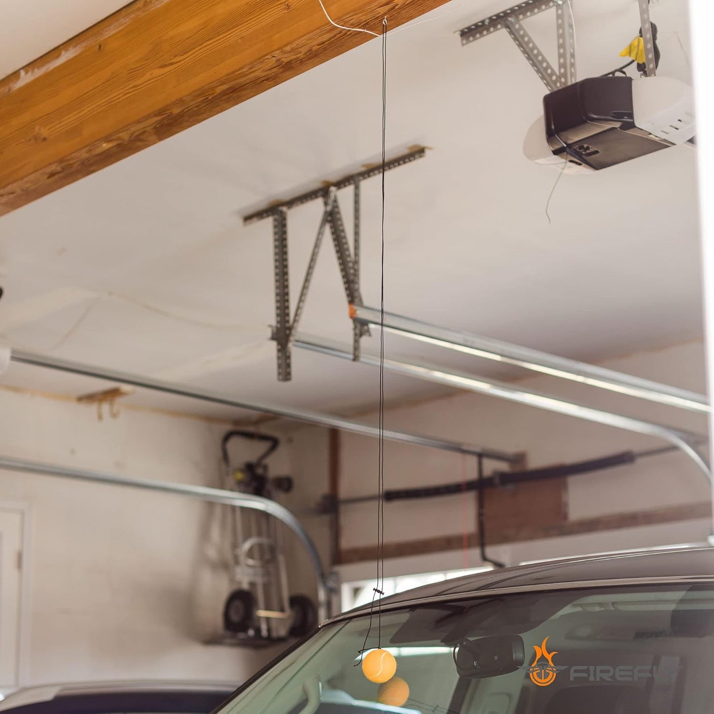 4-Pack Garage Parking Aid Tennis Ball on a String for Garage Parking Precision Parking Guide Garage Car Stop Indicator