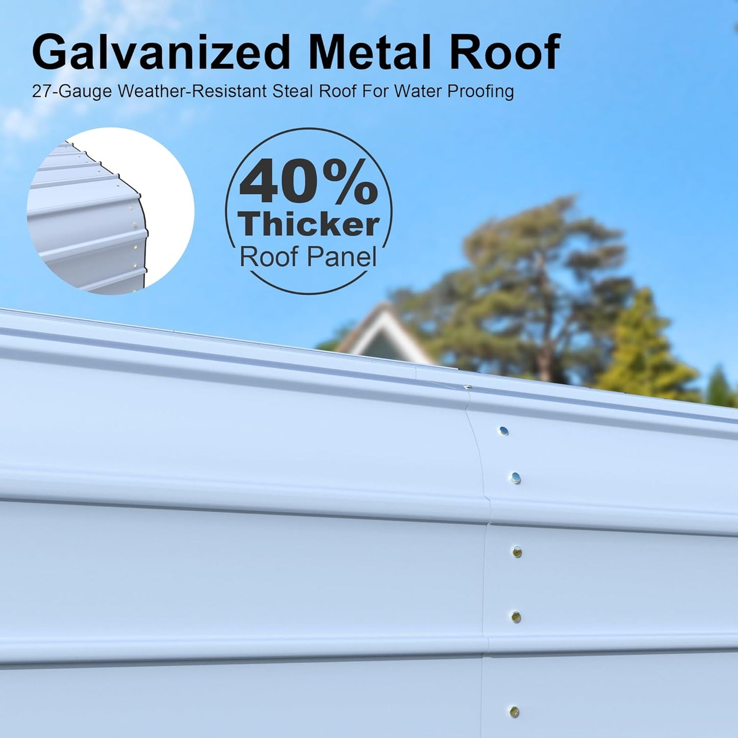 20x20 Metal Carports Heavy Duty for 2 Cars Garage,Car Tent Garage with Galvanized Metal Roof,Outdoor Garage Shelter for Car, SUV, Truck and Boats, Grey All Weather