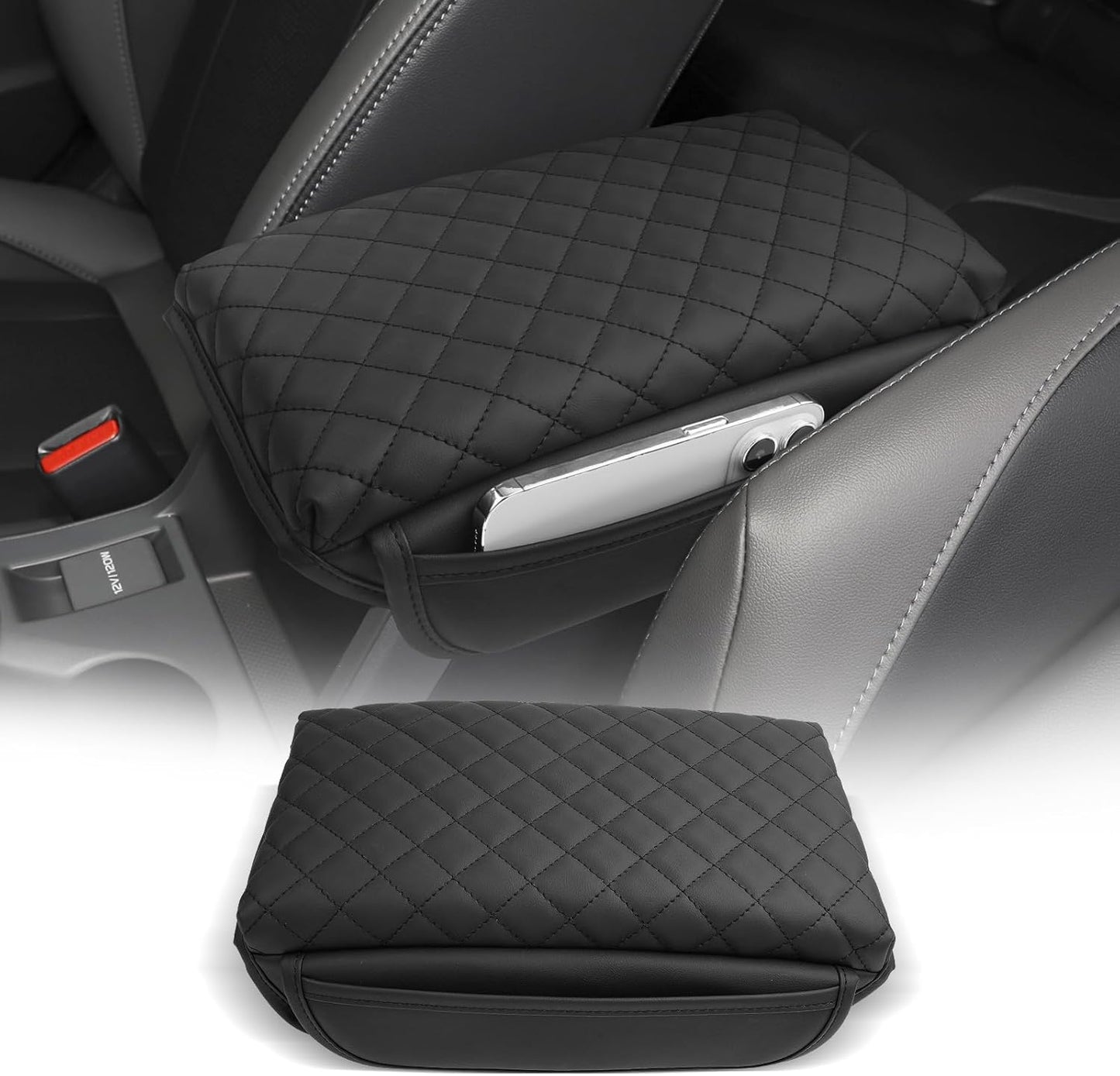 CDEFG for Subaru Crosstrek 2024-2025 Center Console Cover Armrest Box Cover for Crosstrek (Premium, Sport, Limited, Wilderness) 2024 2025 Accessories Console Arm Rest Protector Thickened