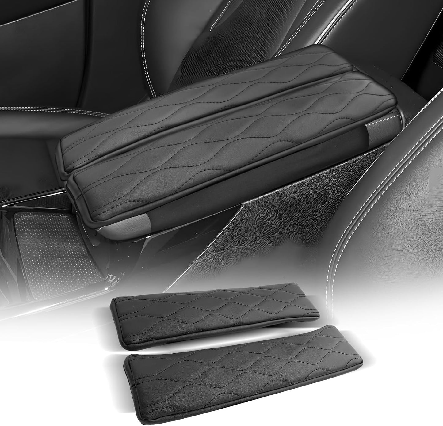 CDEFG for 2021-2025 Buick Envision S Center Console Cover Armrest Box Cover for Envision S (Preferred, Sport Touring, Avenir) 2021 2022 2023 2024 2025 Accessories Console Arm Rest Protector