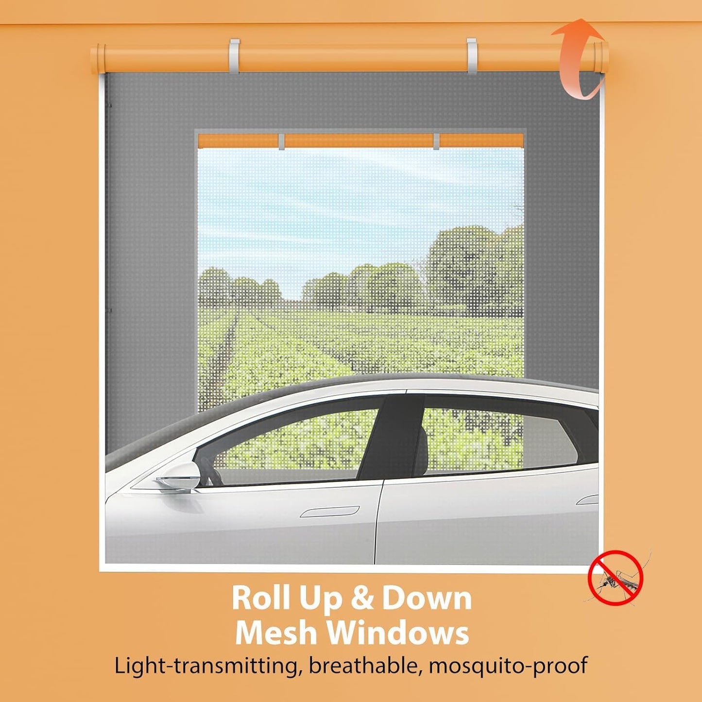 13x20FT Heavy Duty Carport, Outdoor Garage Canopy with 4 Roll-Up Doors and Mesh Windows, Large Portable Shelter Tent for Car, Truck, Boat, Party, Market