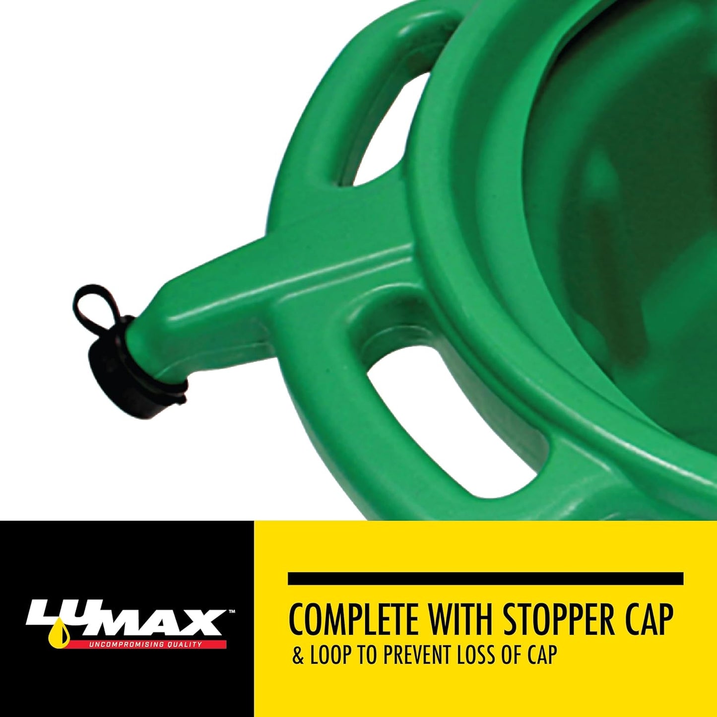 LUMAX Green 3.75 Gallon Plastic Oil Drain Pan, LX-1631