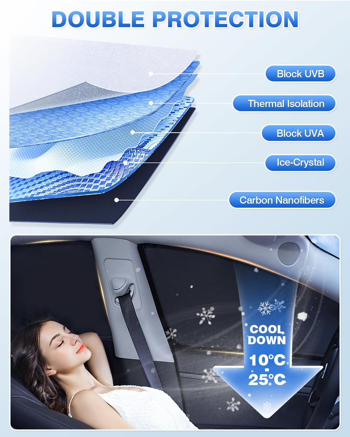 Sunshades for Honda CRV 2023-2025 2026 CR-V Accessories Windshield Sun Shade Side Rear Window Shade Cover Sun Visor Shield Privacy Protection Keep Vehicle Cool Black 8PCS