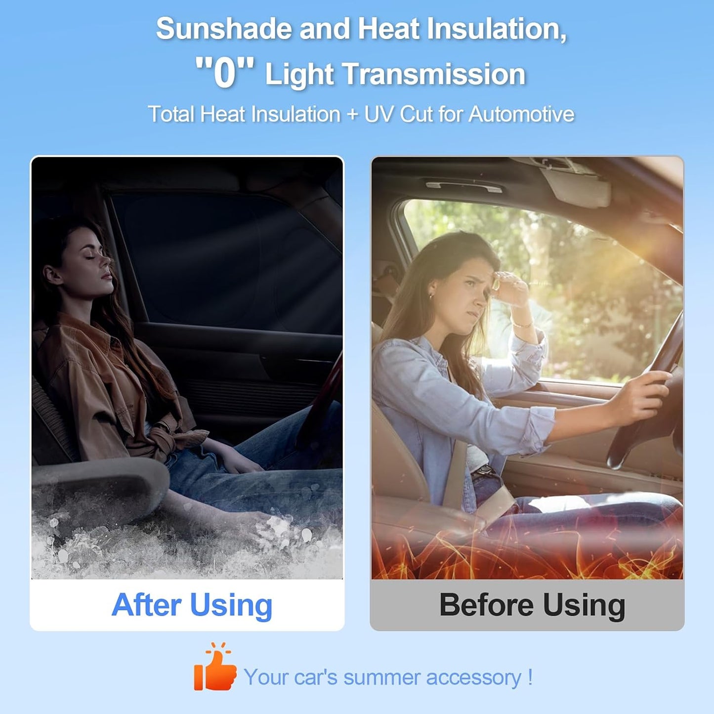 8pcs Car Window Shades for Kia Sorento 2016-2020 Accessories,Windshield Side Rear Full Sunshade,Sun Visor UV Blocking, Privacy Protection and Blackout for Camping Outdoor