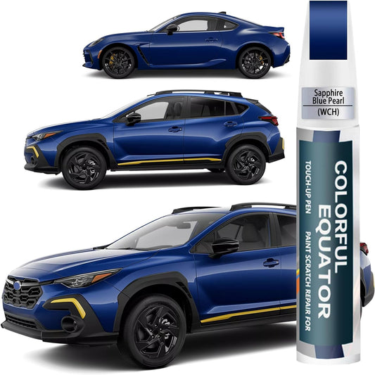 Sapphire Blue Pearl(WCH) Touch Up Paint Compatible with SUBARU, Car Paint Pen Scratch Repair Two-In-One Touch Up Paint, Premium Car Scratch Remover for Deep Scratches