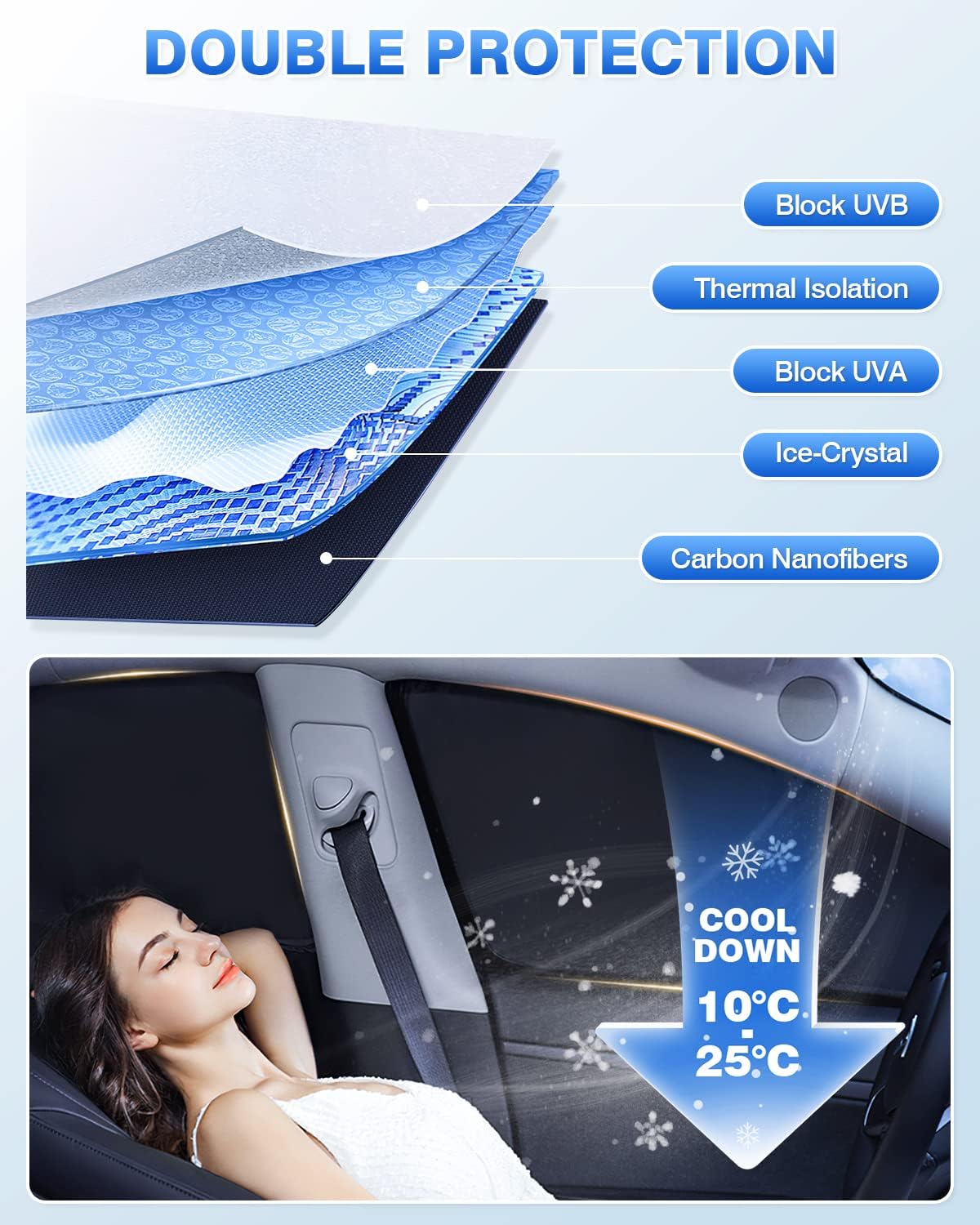 Windshield Sun Shade for 2019-2025 2026 Chevrolet/Chevy Blazer Accessories Side Rear Window Shade Cover Sun Visor Shield Privacy Protection Keep Vehicle Cool Black 8PCS