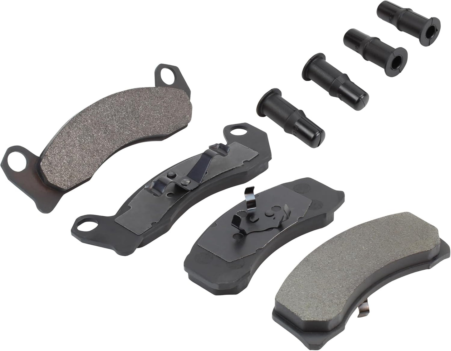 Premium Semi-Metallic Front Brake Pads (1001-0199M) Compatible with 1981-1994 Ford/Lincoln/Mercury (Colony Park/Continental/Country Squire/Crown Victoria/Grand Marquis & More)