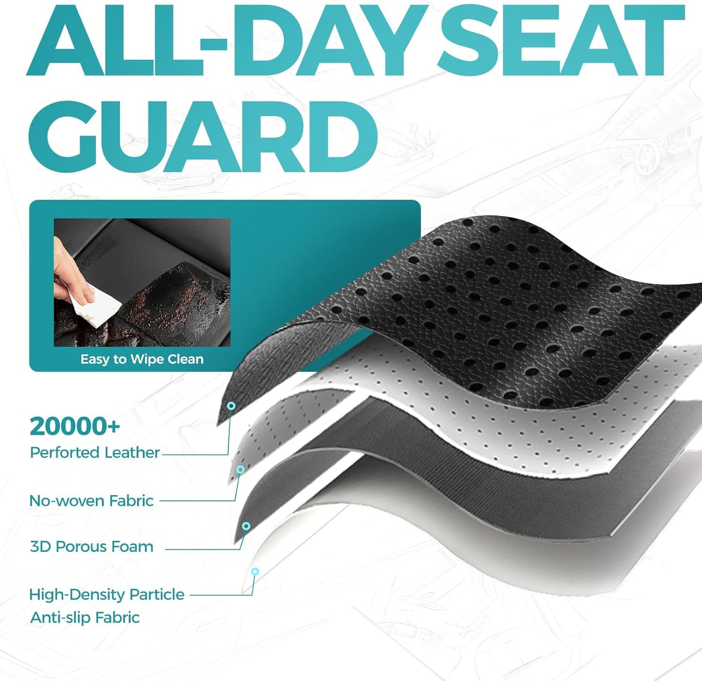 for Toyota Camry Seat Covers LE SE SE Nightshade 2018 2019 2020 2021 2022 2023 2024 - Waterproof Luxury Leather Seat Covers for Cars, Custom Car Seat Covers Full Set, Black Red Not for Hybrid