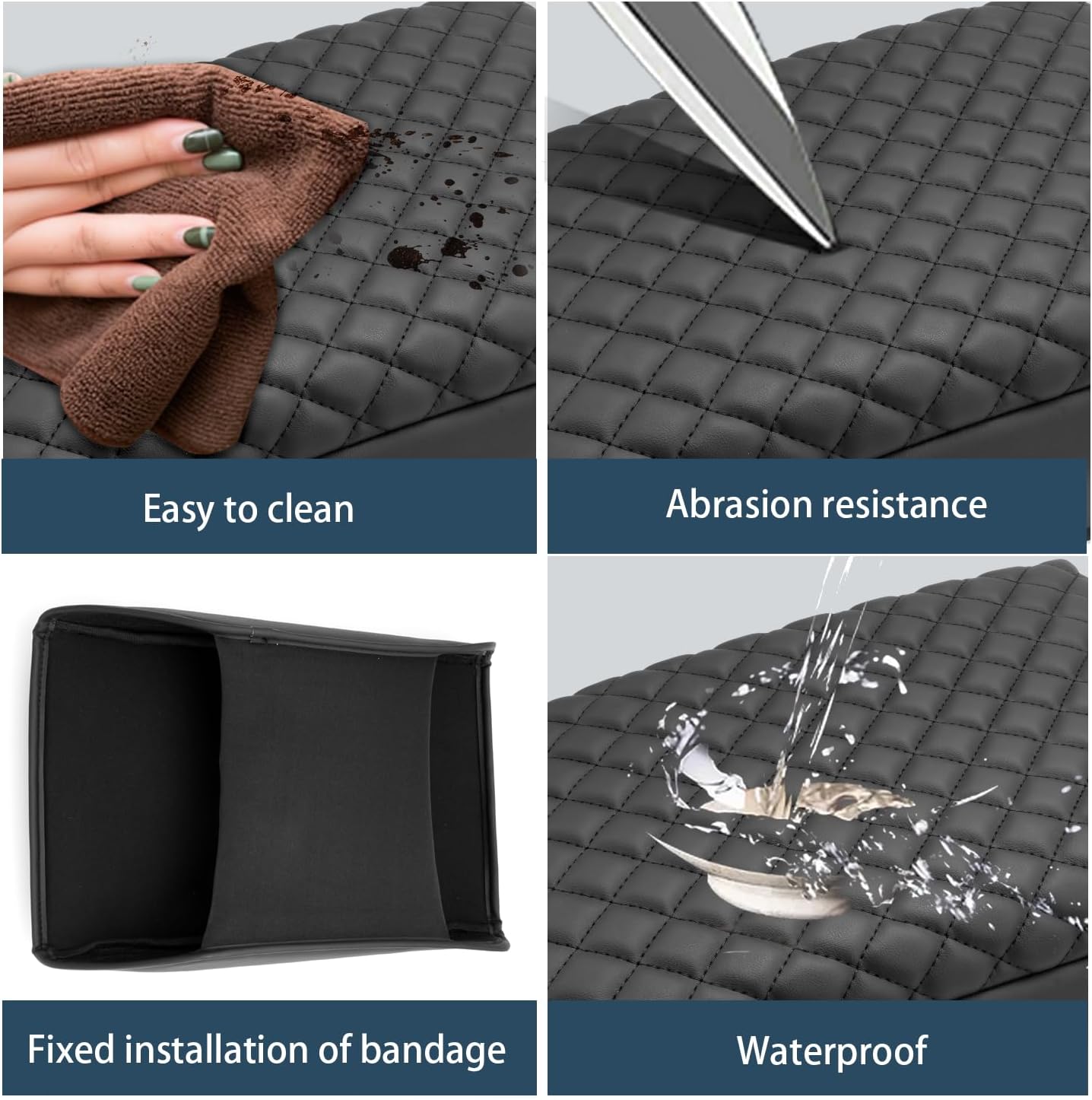 Ruiya 2025 Atlas Armrest Cover for VW Atlas 2025 Accessories Soft Comfy Thicken Center Console Cover Compatible with 2024 2025 Volkswagen VW Atlas/Atlas Cross Sport