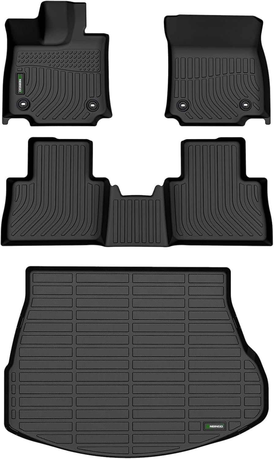 ANBINGO®Floor Mats Fit for Lexus NX 2022-2025 & Cargo Liners(NO Hybrid) All Weather Mats for NX TPE Car Mat Rugs for NX Rubber Trunk Carpet for NX Automotive Accessories