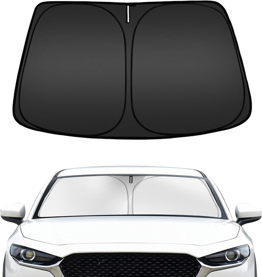 ARISMOTOR Windshield Sun Shade for Mazda CX-30 2019-2025 2026, Custom Fit Foldable Front Window Sunshade Sun Visor Protector, Block UV Rays Keep Your Car Cooler