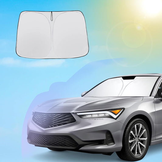 SXCY for 2023-2025 Acura Integra/2022-2024 Honda Civic Windshield Sunshade for 2024 2025 Integra Civic Accessories 2025 Integra Type S Sun Shade Foldable Sun Shield 2024 Integra Civic Sun Protector