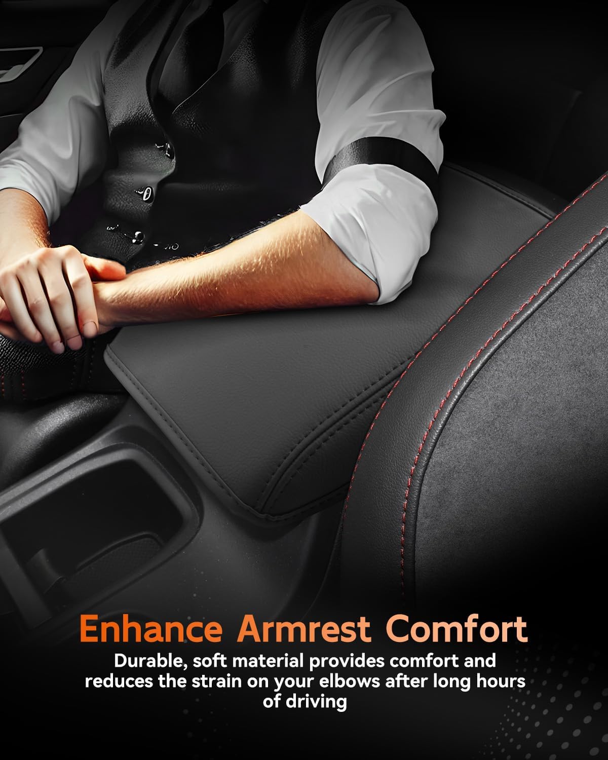 CDEFG for Subaru WRX 2024-2025 Center Console Cover Armrest Box Cover for WRX (Premium, Limited, tS, GT) 2024 2025 Accessories Console Arm Rest Protector -Only Fit 6 Speed Manual