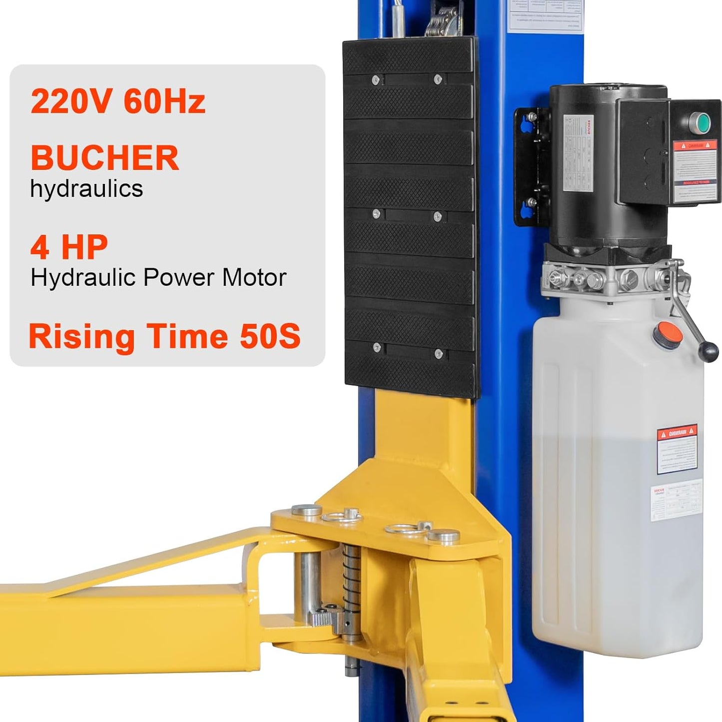 WEIZE 2 Post Automotive Car Lift, 12,000 lbs Capacity,220V 4HP Powerful Motor with Single Point Lock Release for Repaire Shop