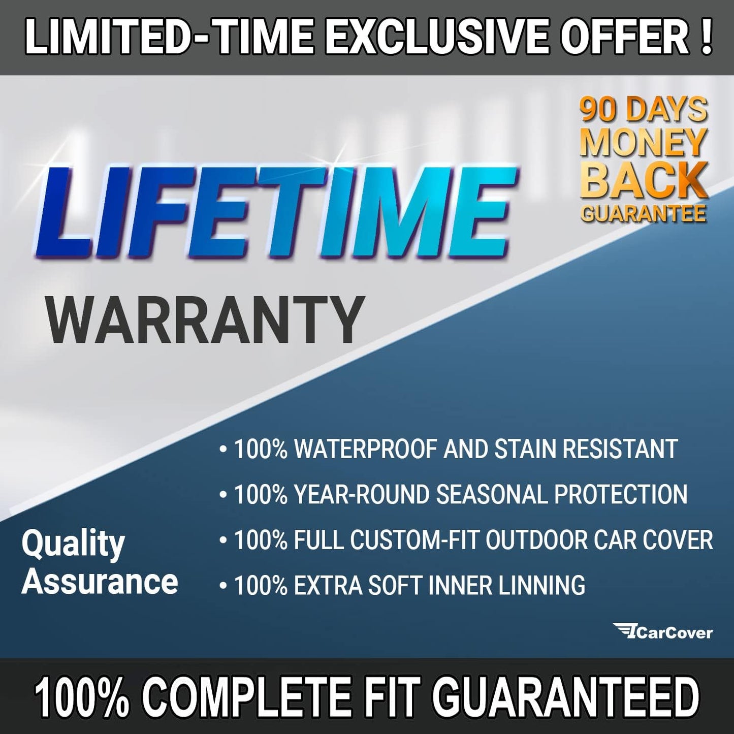 iCarCover Premium Car Cover for 1941-1948 Chevy Aerosedan Fleetline Heavy Duty Waterproof All-Weather Automobiles Custom Fit Indoor Outdoor UV Snow Protection Covers with Straps and Bag