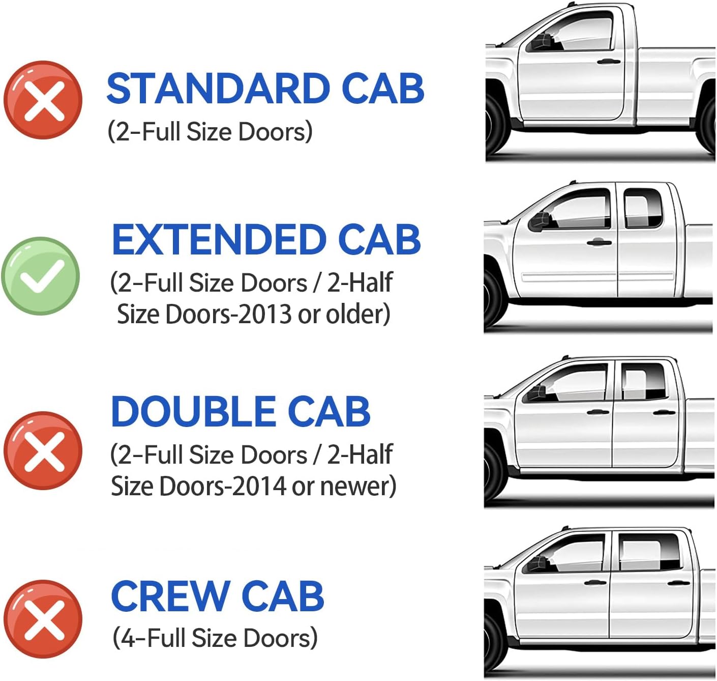 Window Visors Rain Guards for 2004-2015 Nissan Titan King Cab, Out-Channel Window Vent Wind Deflectors Visors Shades for 04-15 Nissan Titan Extended Cab, 2PCS