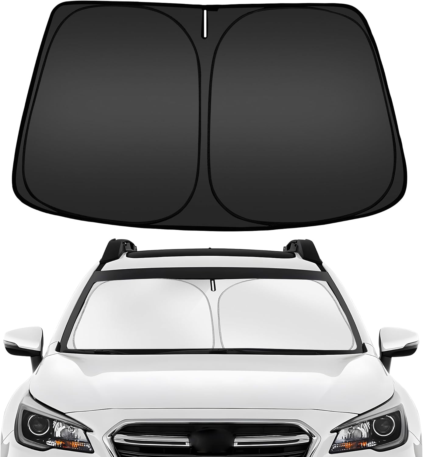 ARISMOTOR Windshield Sun Shade for S-ubaru Outback 2020-2025, Custom Fit Foldable Front Window Sunshade Sun Visor Protector, Block UV Rays Keep Your Car Cooler
