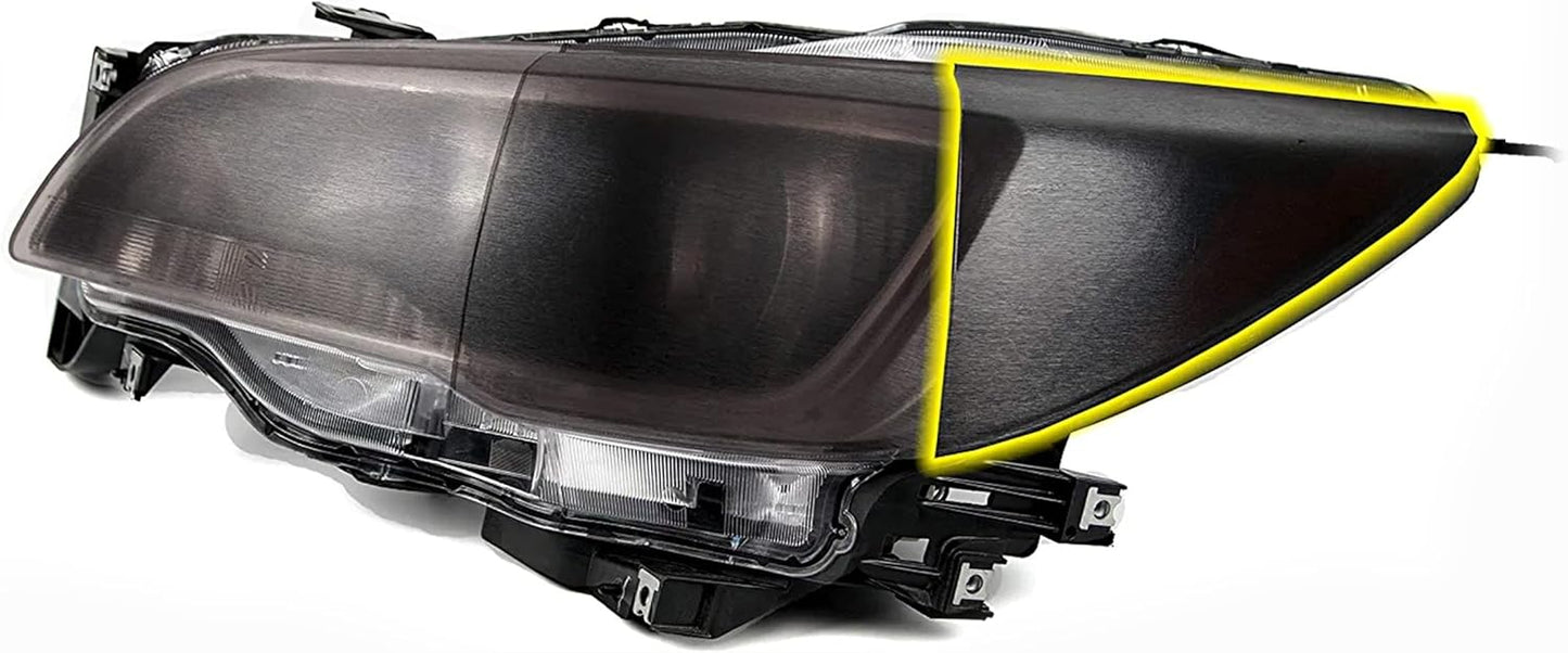 Luxe LightWrap Dark Metal Universal Headlight Tail Light Tint Kit (20” x 1 Yard)