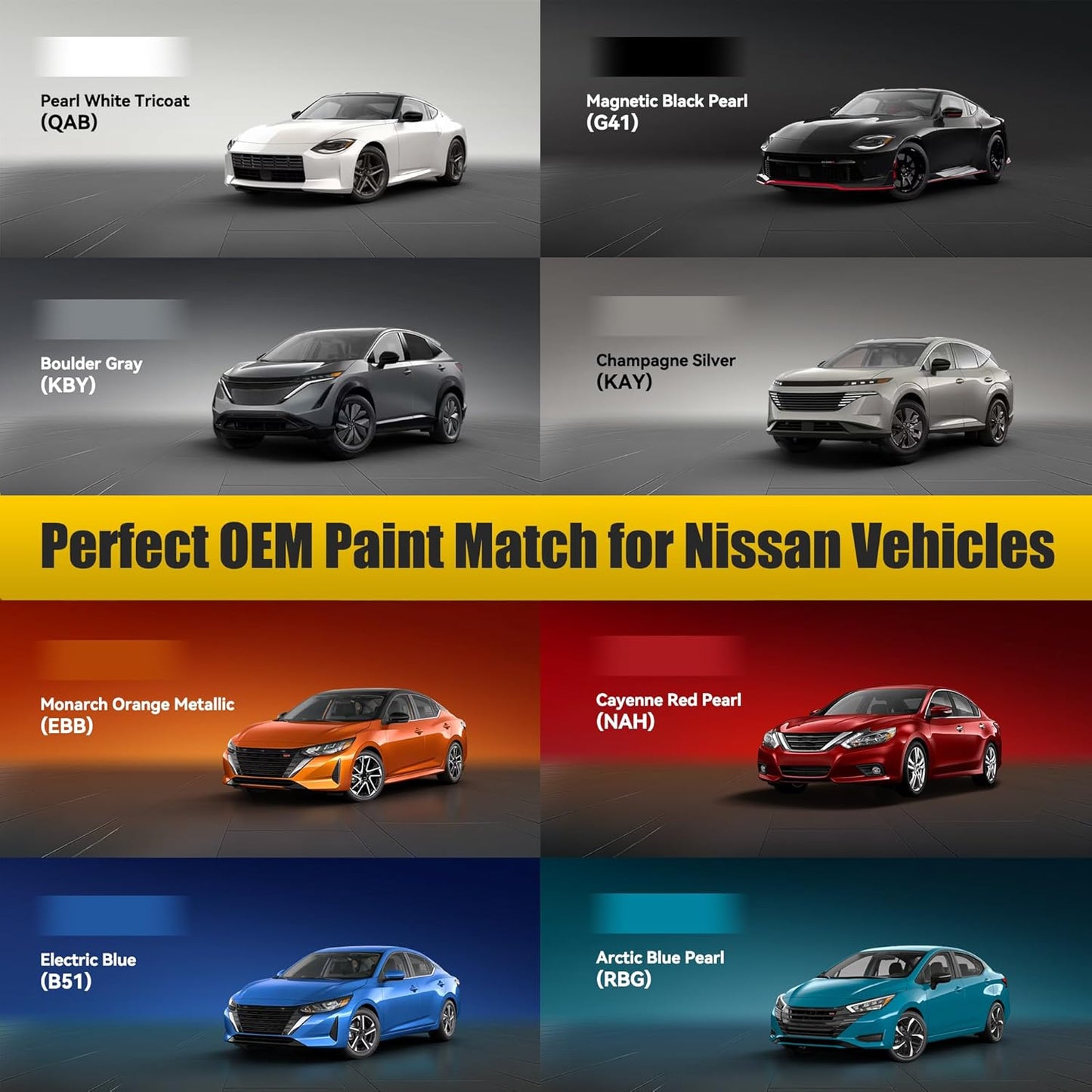 White(Q10) Touch Up Paint Compatible with Nissan, Exact Match Car Paint Pen Automotive Scratch Repair Remover Kit Quick & Easy Solution for Vehile Chips and Nicks