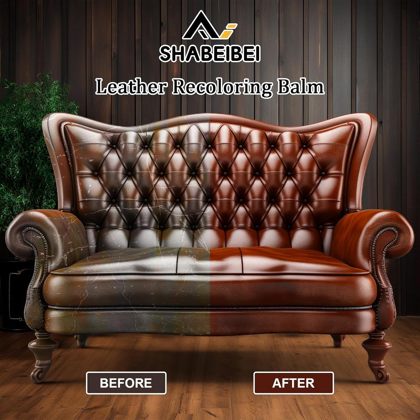 Leather Scratch Repair Balm-Leather Color Restorer for Couches Leather Scratch Remover for Carseat Boots Leather Couch Scratch Repair Couches (White)