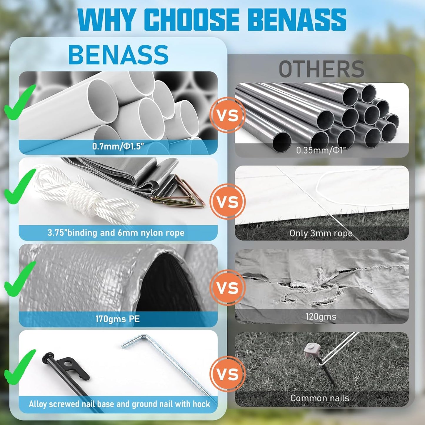 12x20 Carport, Heavy Duty Carport Canopy Garage with Removable Sidewalls and Drive Through Roll Up Zipper Doors, Grey