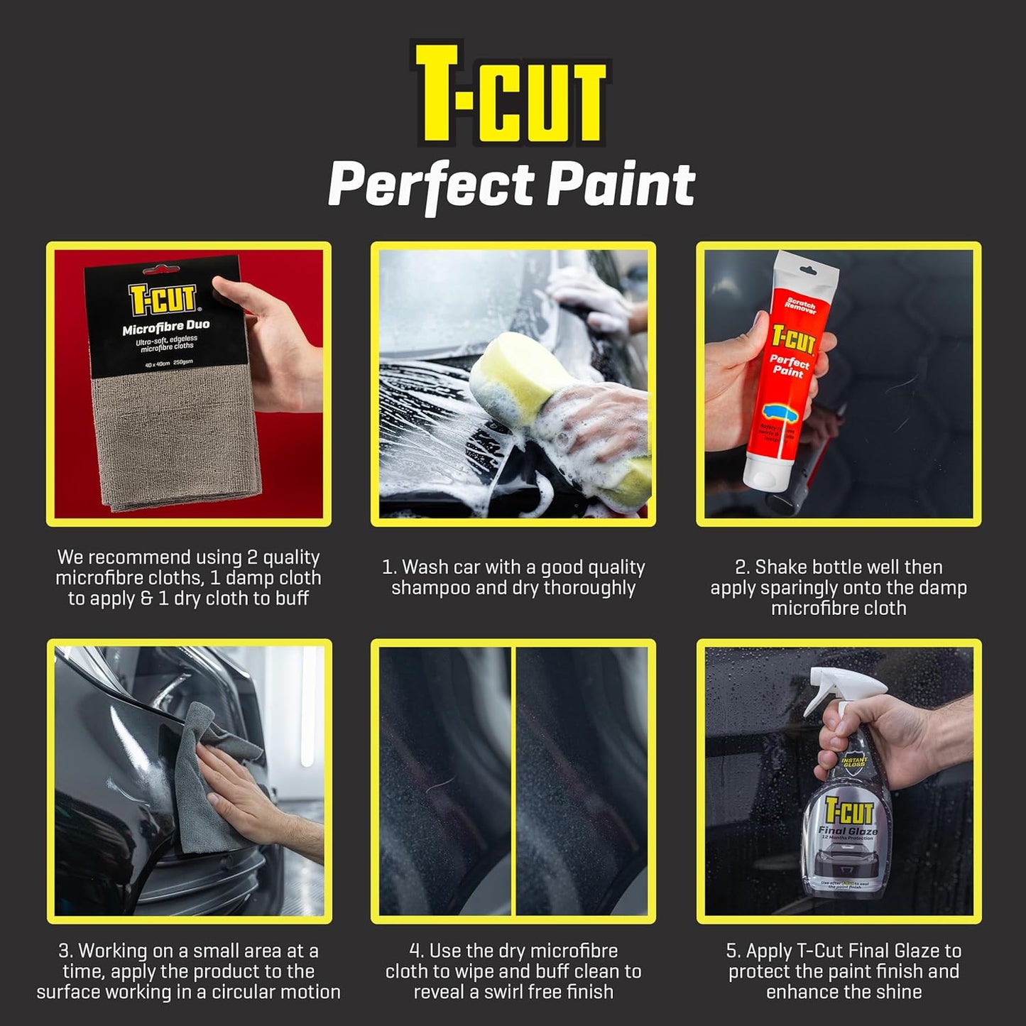 T-Cut Rapid Scratch Remover Paintwork Car Polish 5.3 Oz