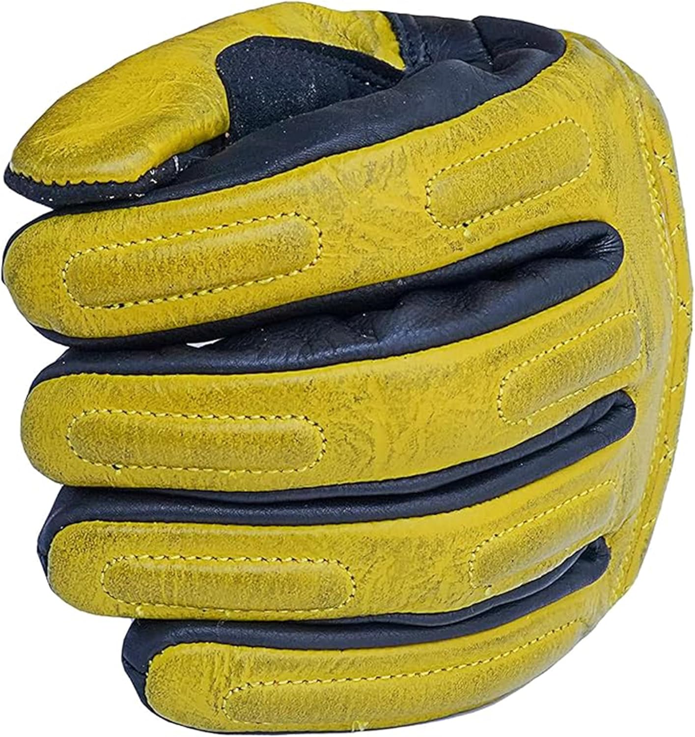 Leather Motorcycle Gloves with Adjustable Fitting Bike Riding Gloves for Riders