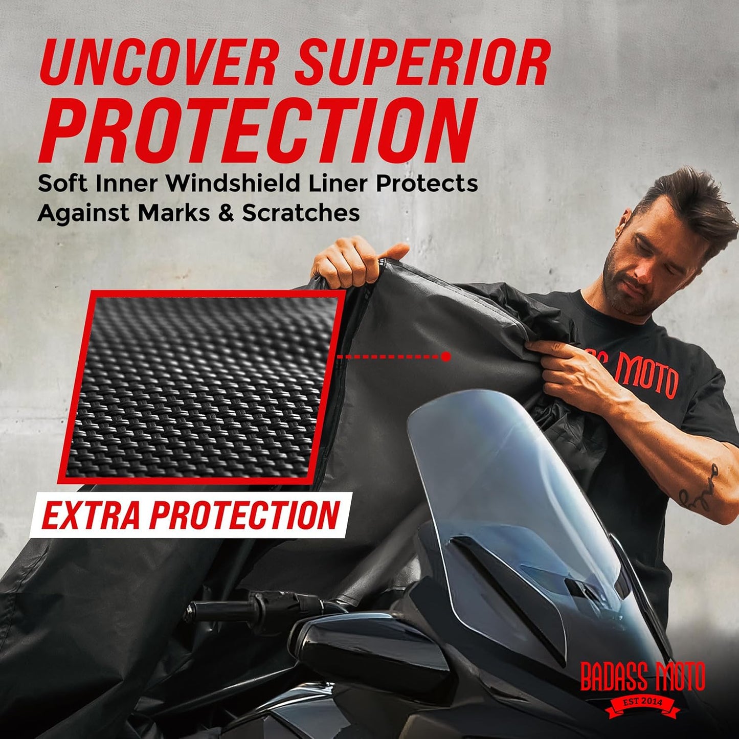 Badass Moto Ultimate Can Am Spyder Cover RT Limited, 2020-2025 Sea to Sky. Fits Can-Am Spyder RT Accessories Durable All Season Weather Waterproof Outdoor Storage Rain Sun Motorcycle Cover Canam
