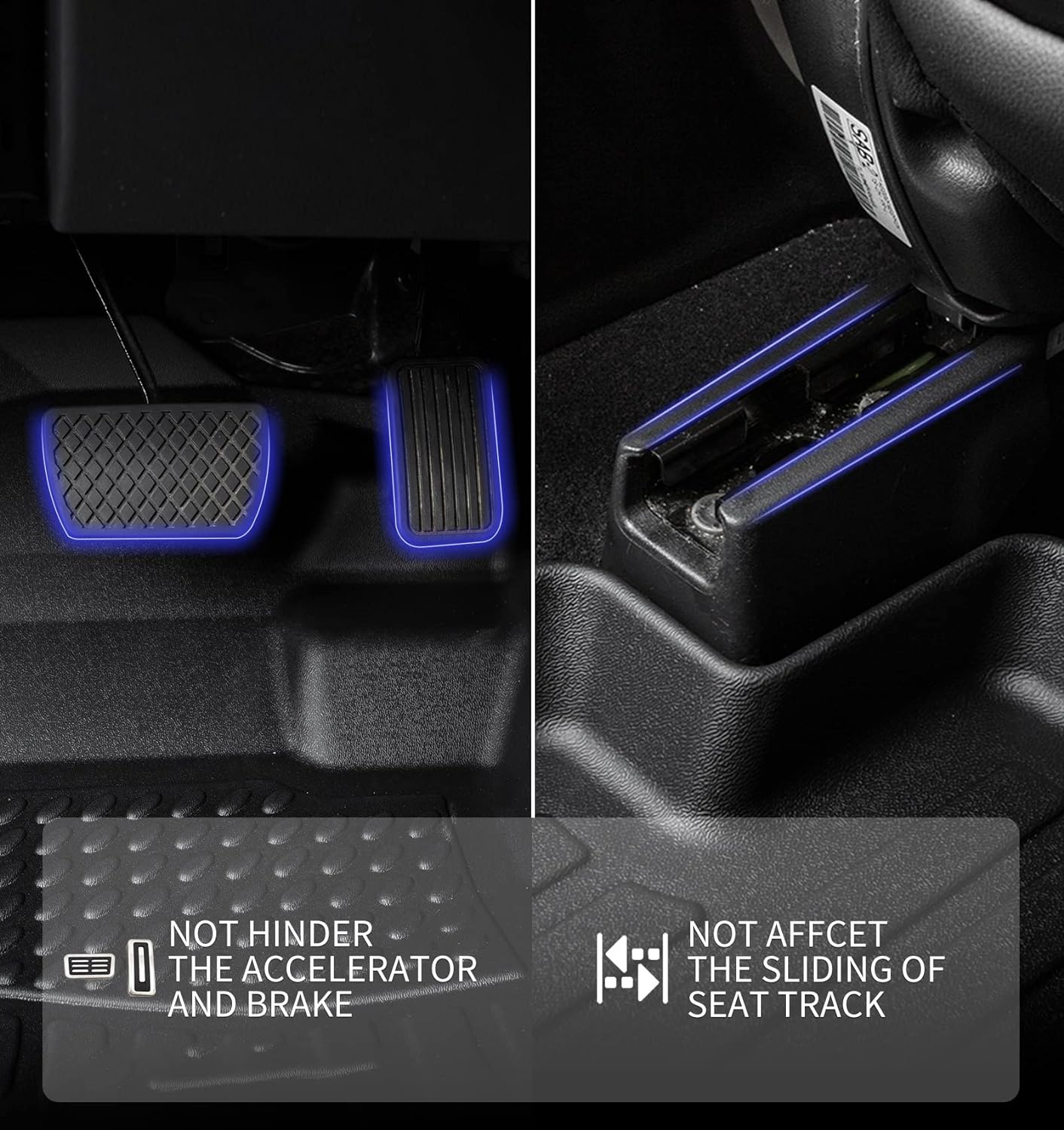 KELCSEECS® Floor Mats & Cargo Liner for 2025 2024 2023 2022 Hyundai Tucson(Not Fit Hybrid) All Weather Car Mats Automotive Cargo Mat Floor Liners Trunk Mat Hyundai Tucson Trunk Liner Accessories Black