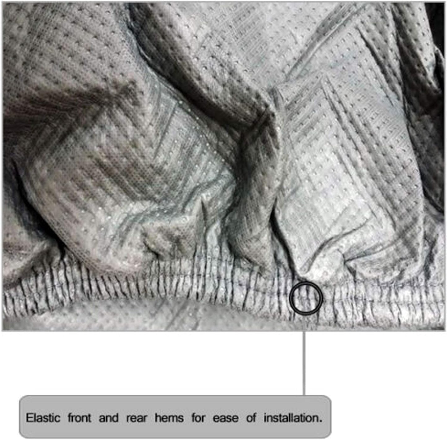 5 Layer Car Cover for Cadillac Series 63 1941-1942, Semi Custom Fit Full Coverage Pollution, Dust, Sun, Snow, Rain, Hail All Weather Protection, Breathable